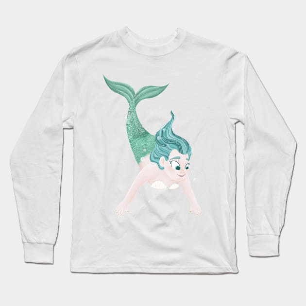 Mermaid - child Long Sleeve T-Shirt by BarracudApps